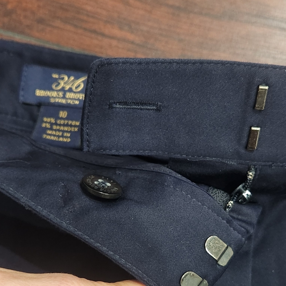Brooks BROTHERS A-Line Cotton Faille SKIRT 💥 - Picture 8 of 8